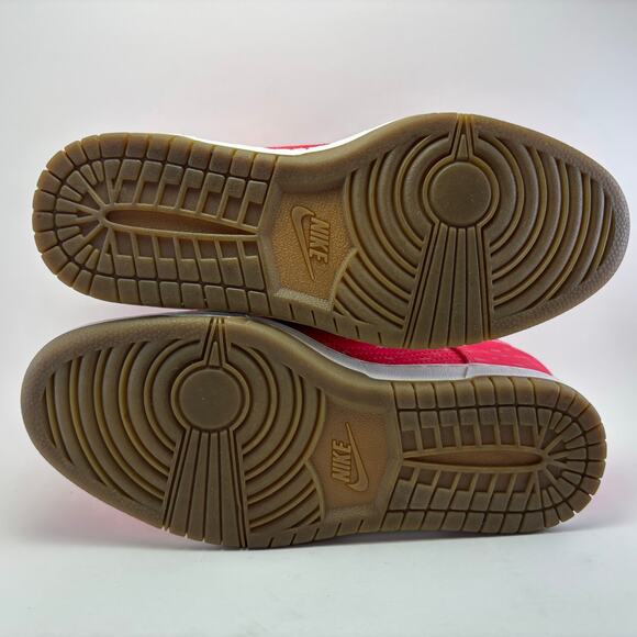 NIKE “Dunk Sky Hi Print “Hyper Red” Sneaker Heels Women’s Size 8.5 - Picture 6 of 12